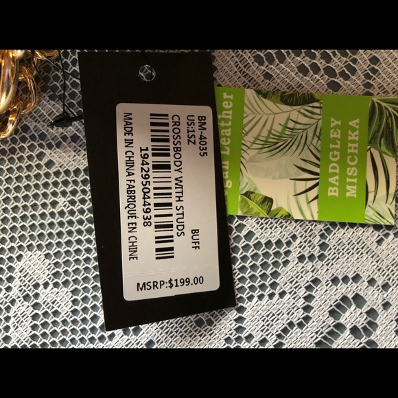 Badgley Mischka Crossbody Vegan Leather Purse - Picture 5 of 6